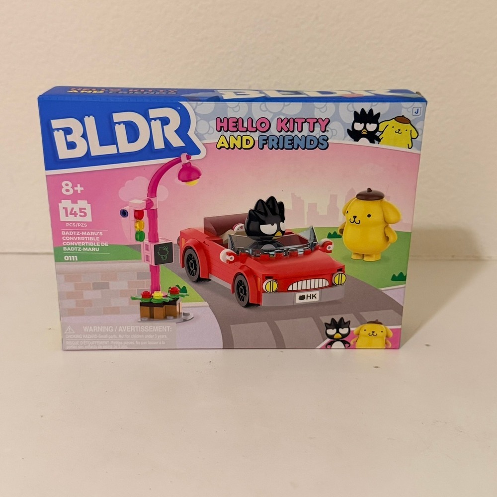BLDR Hello Kitty Badtz-Maru Convertible Building Set Sanrio Kids 145pc 0111